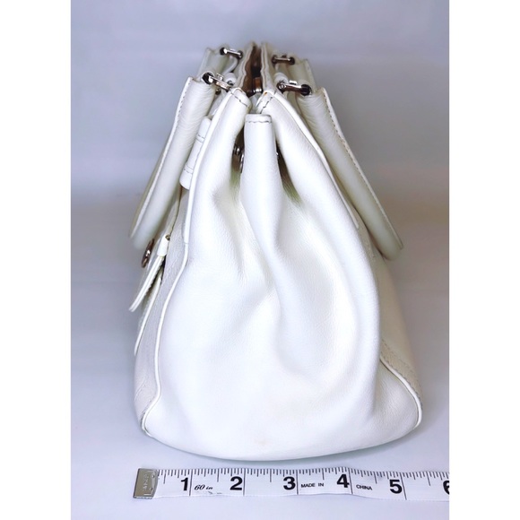 Dior White Leather Doctor Bag - Picture 3 of 14